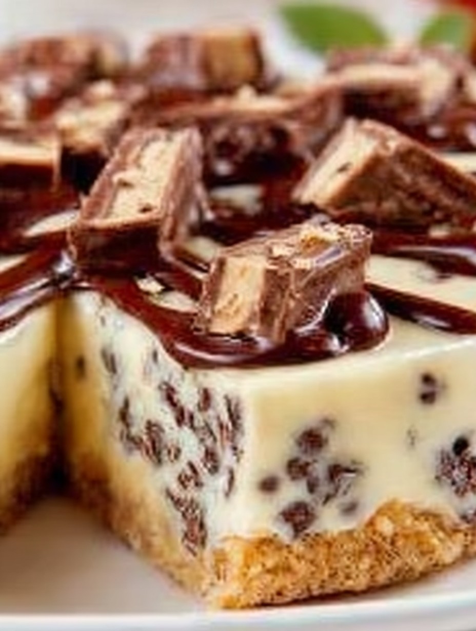 KÄSEKUCHEN MIT KINDERRIEGEL & VANILLEPUDDING image 2