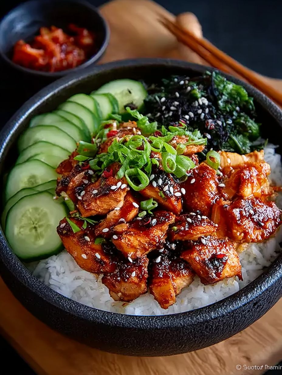 KOREAN BBQ Chicken Rice Bowl image 2