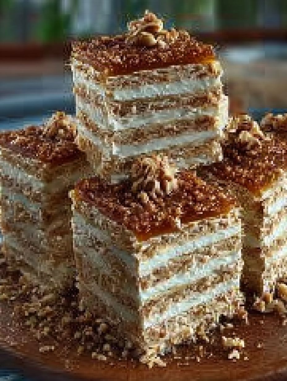 Köstliche Nuss-Nougat-Schnitten image 2