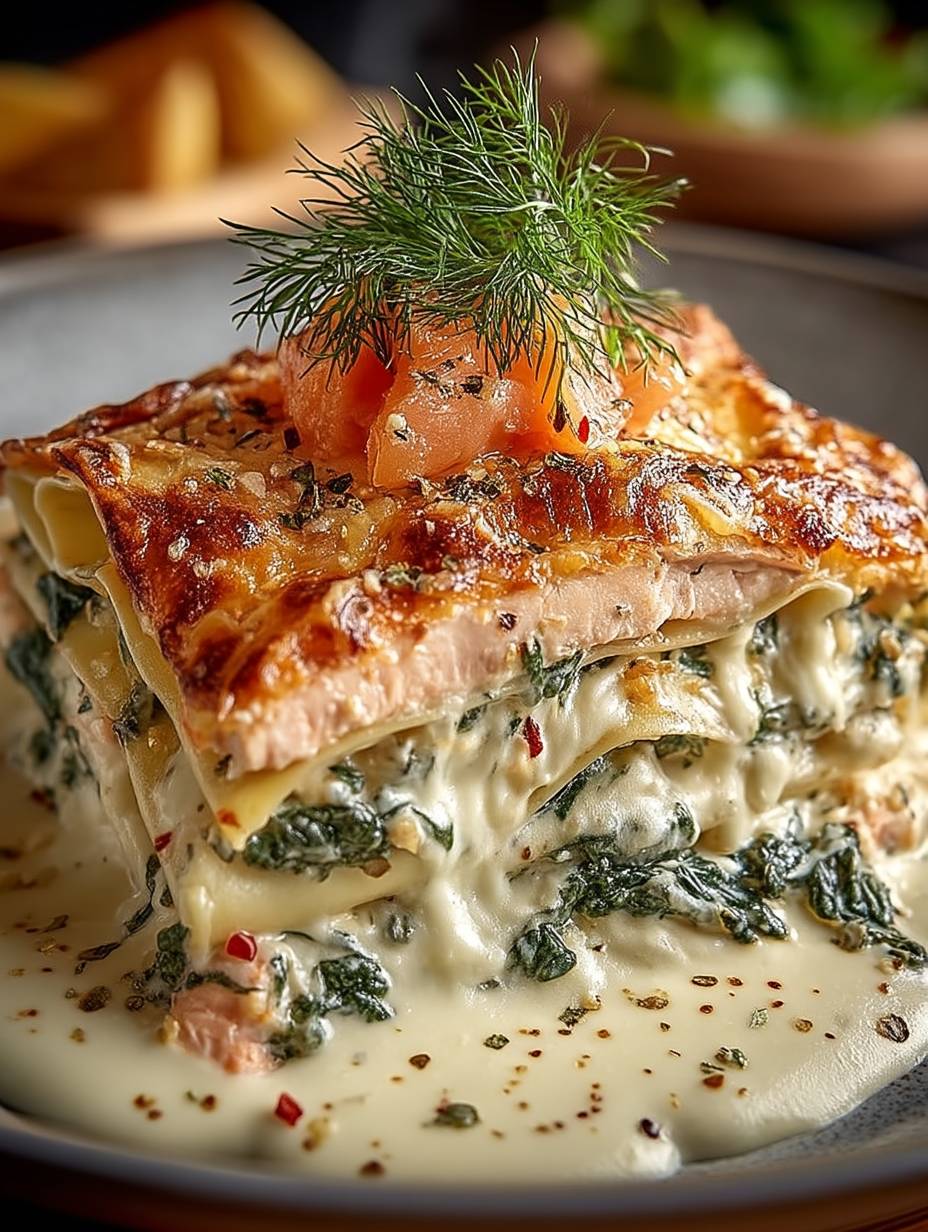 Lachs-Spinat-Lasagne Rezept image 2