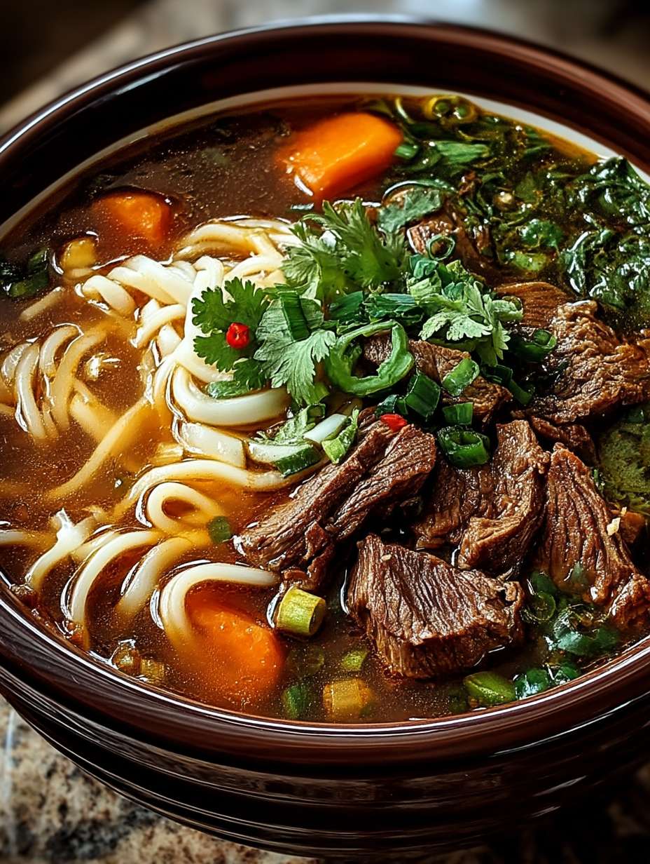 Lanzhou Rindfleisch-Nudelsuppe image 2