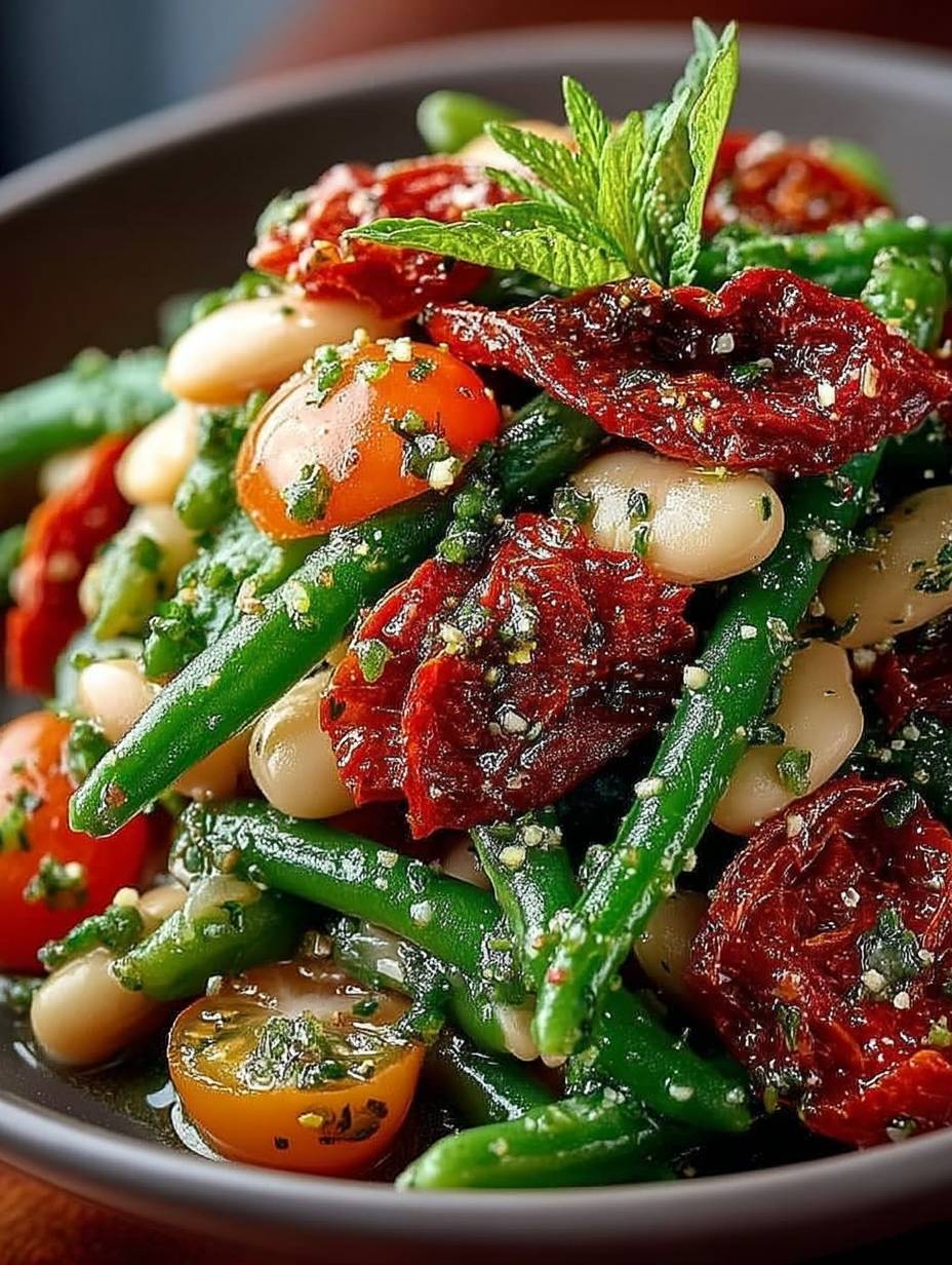 Marinierter Bohnen-Salat mit getrockneten Tomaten image 2