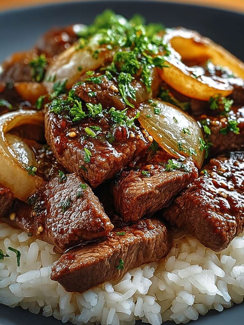 Omas bestes Geheimrezept für Rindfleisch mit Zwiebeln image 2