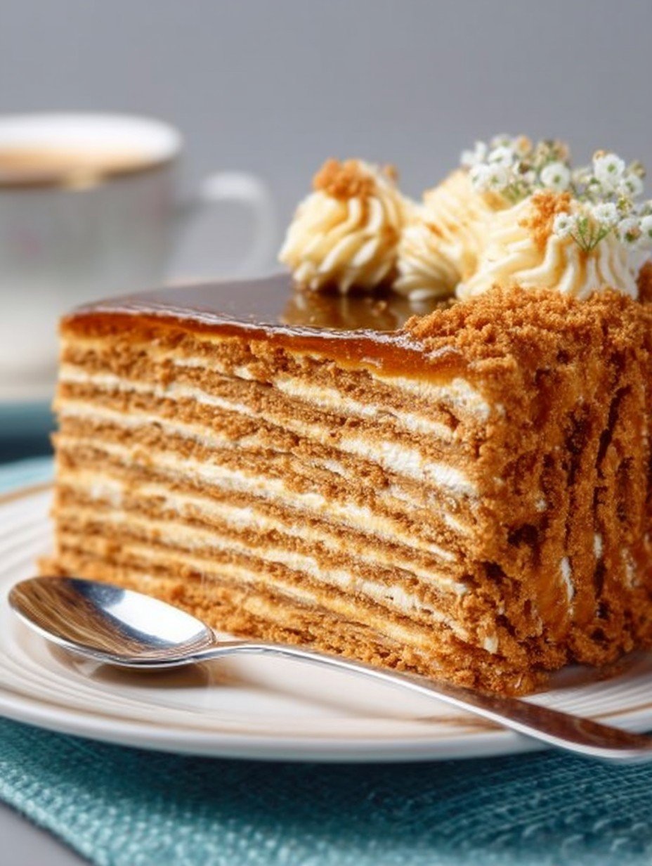 Sahne Karamellkeks Kuchen ohne Backen, in 15 Minuten zubereitet image 2
