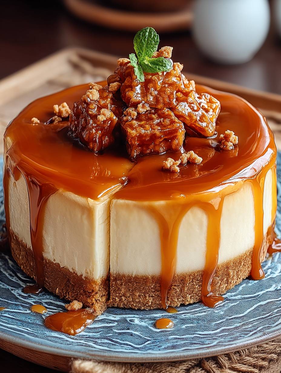 Salzkaramell-Käsekuchen image 2