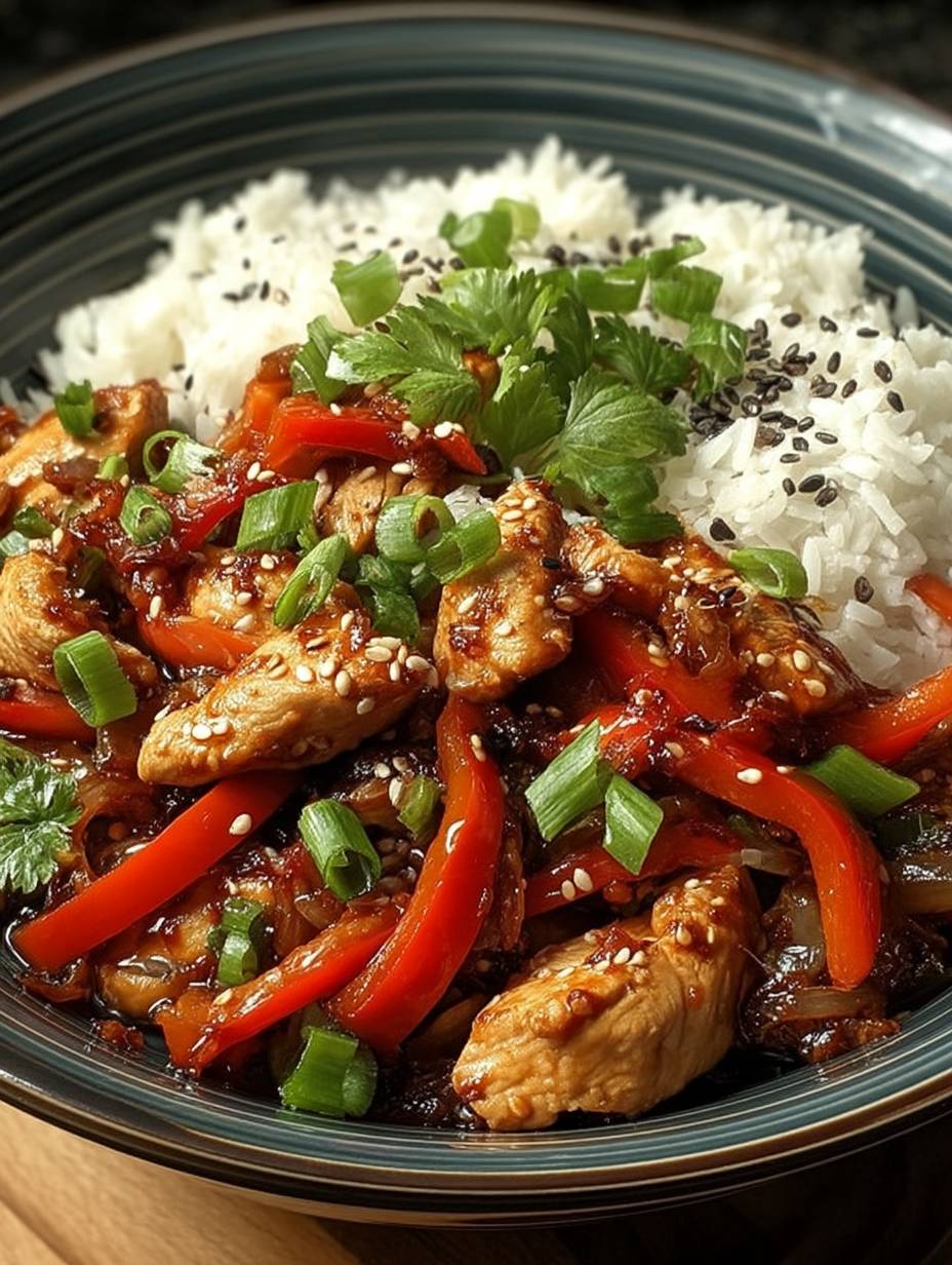 Schnelle Chinesische Hähnchenpfanne mit Reis: Ein Würziges Wok-Gericht image 2