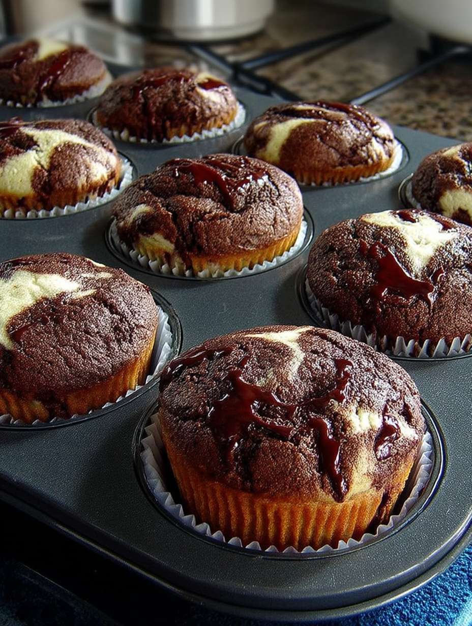 Schoko Käsekuchen Muffins image 2