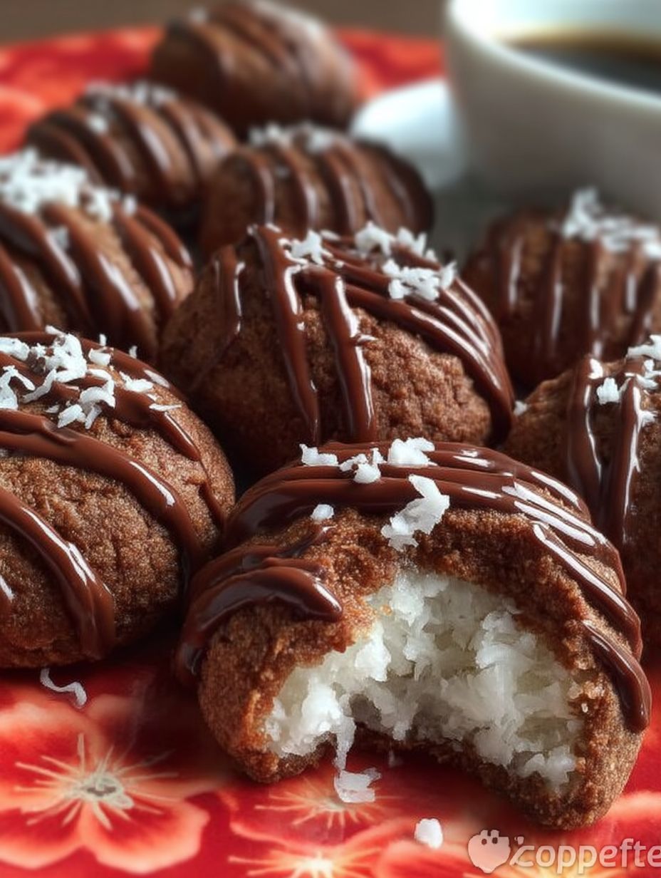 Schokoladen-Kokos-Plätzchen image 2