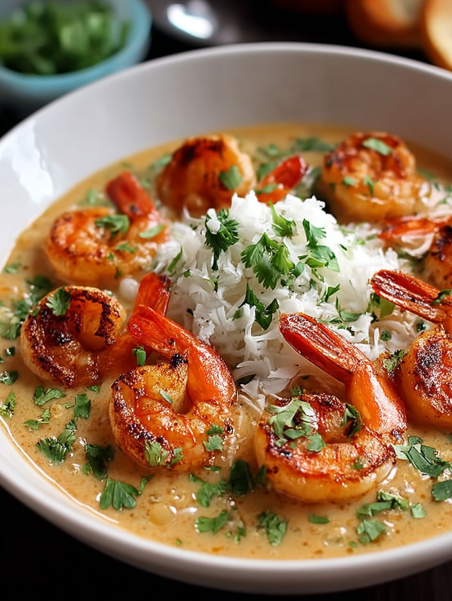 kokos shrimps suppe image 2