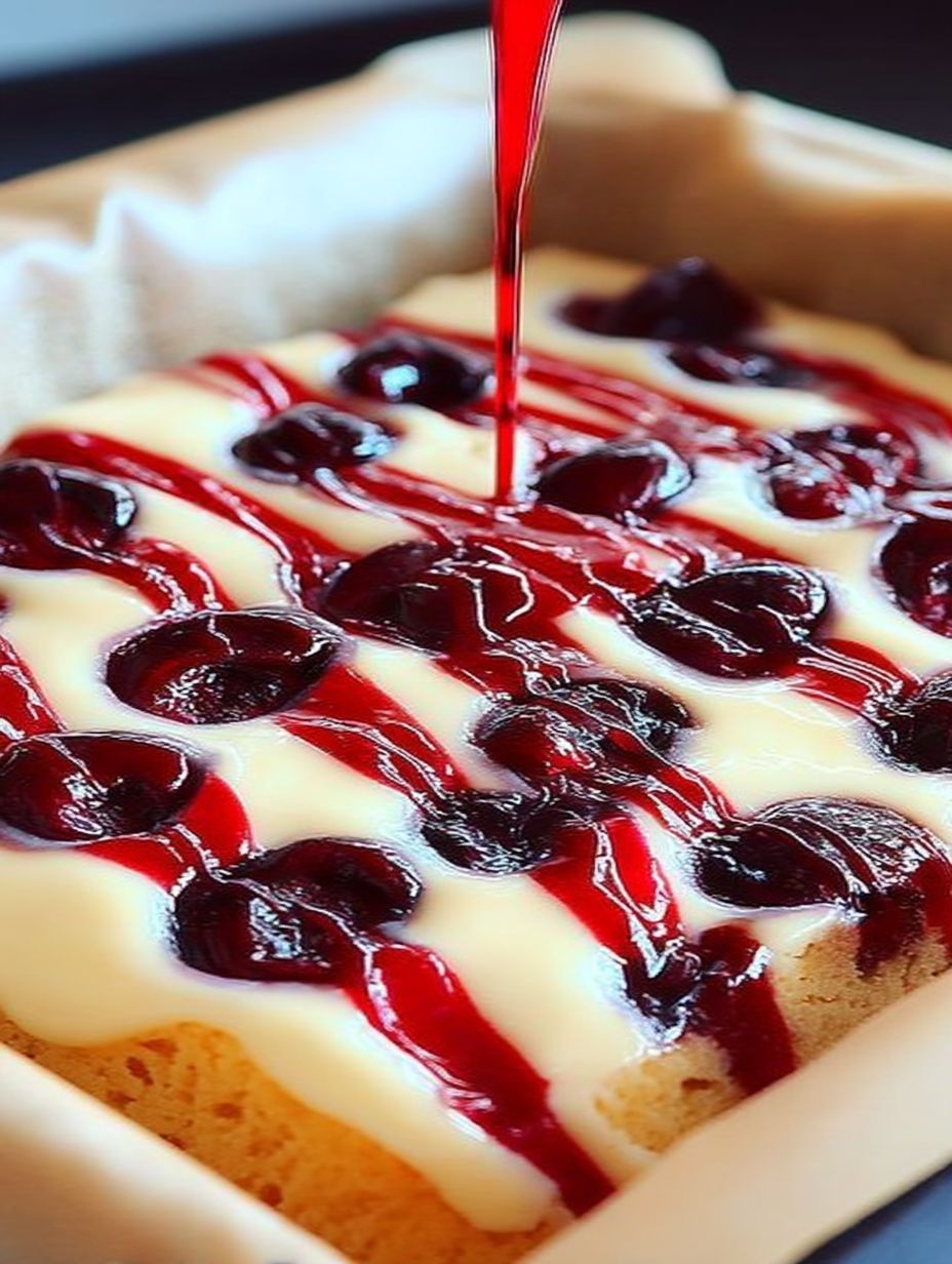 BLITZ KIRSCHKUCHEN IN 10 MINUTEN IM OFEN ! image 2