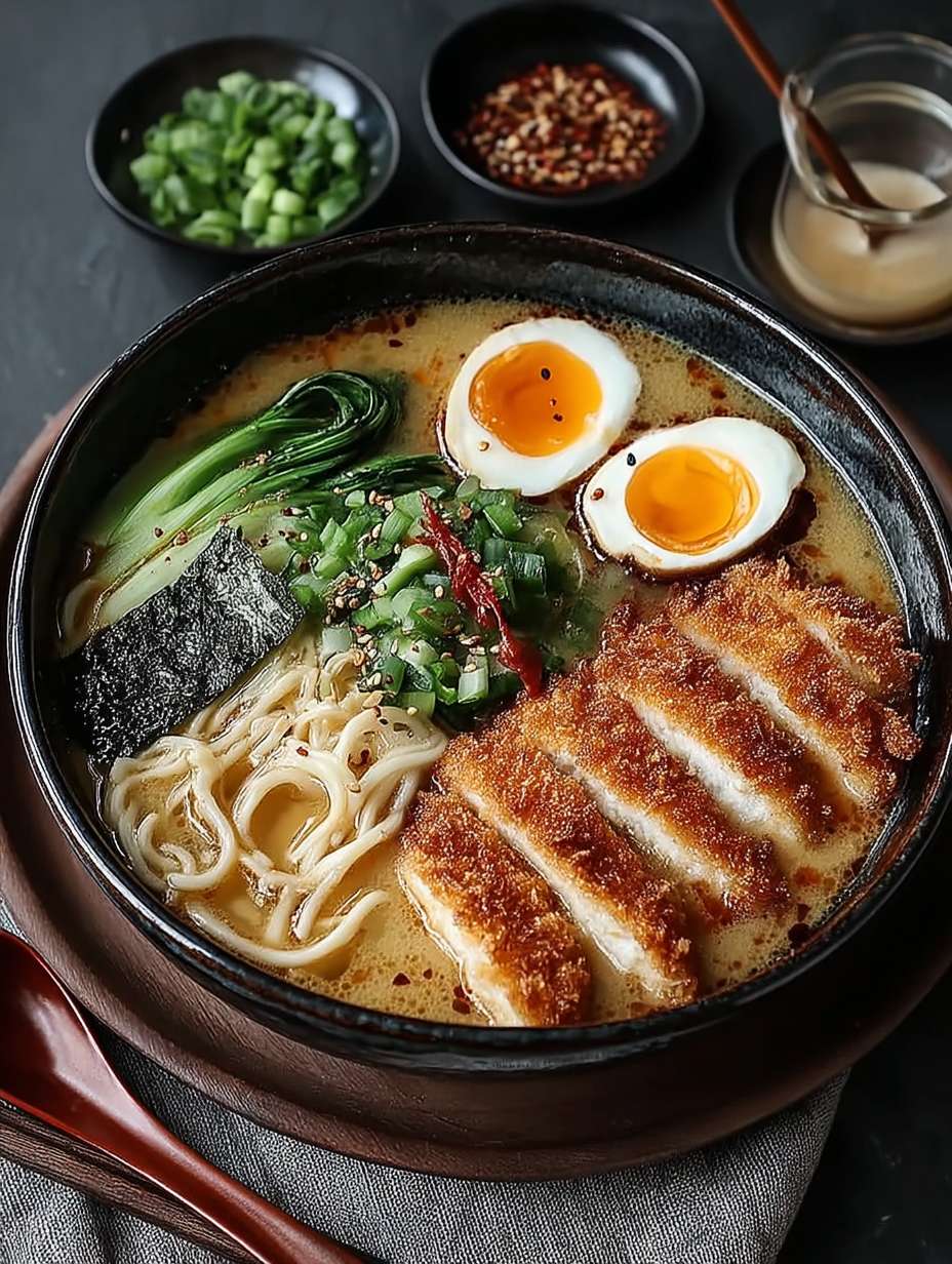 Besser als Takeout: Selbstgemachtes Miso-Ramen mit Chicken Katsu! image 2