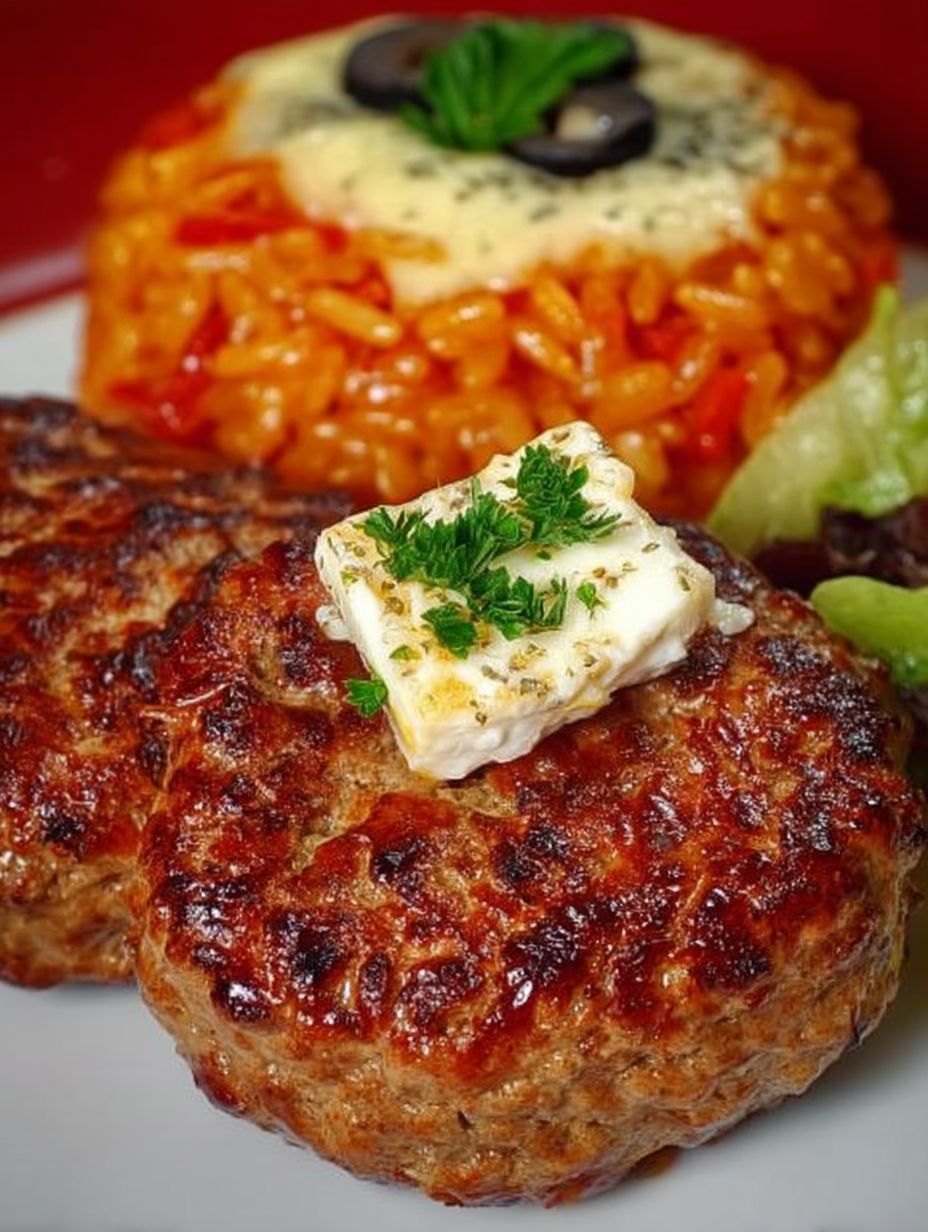 Bifteki mit griechischem Tomatenreis image 2