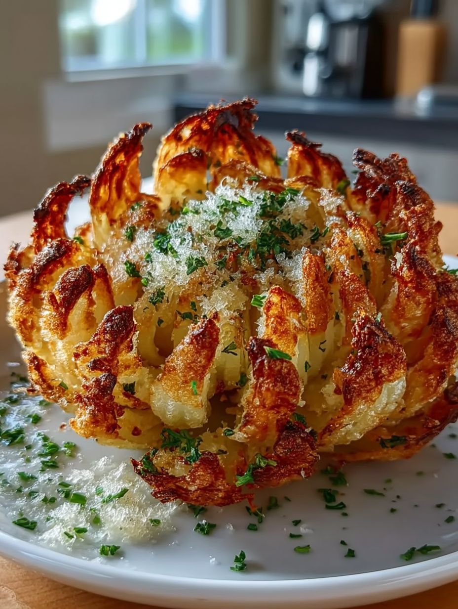Blühende Zwiebel aus der Heißluftfritteuse: 35 Minuten Genuss image 2