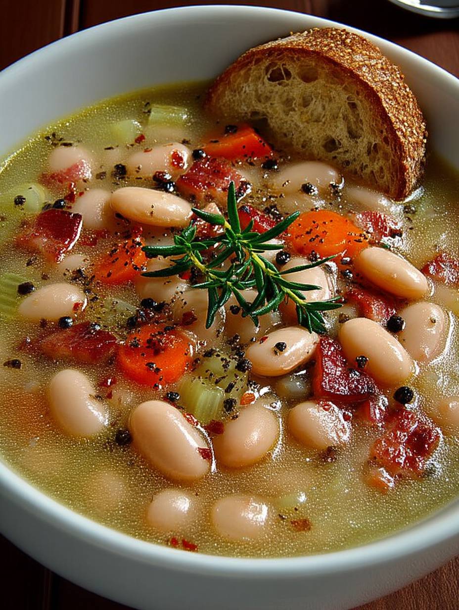 Cremige weiße Bohnensuppe image 2