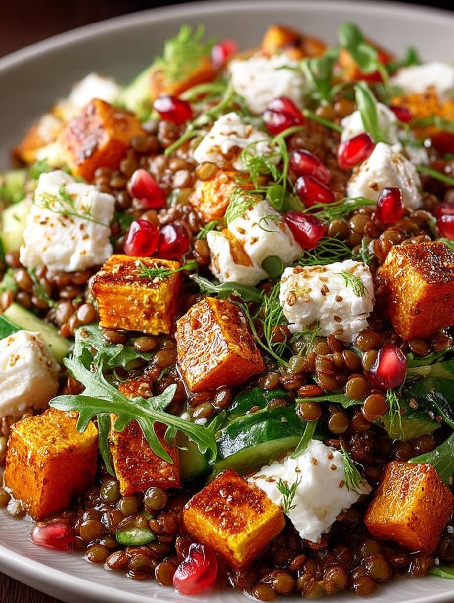 Frischer Linsensalat mit Feta image 2