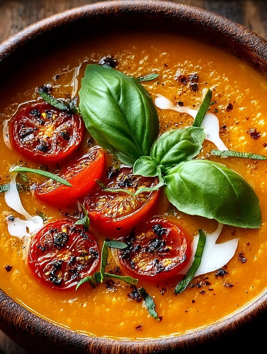 GerösteteKnoblauch-Tomaten-Suppe image 2