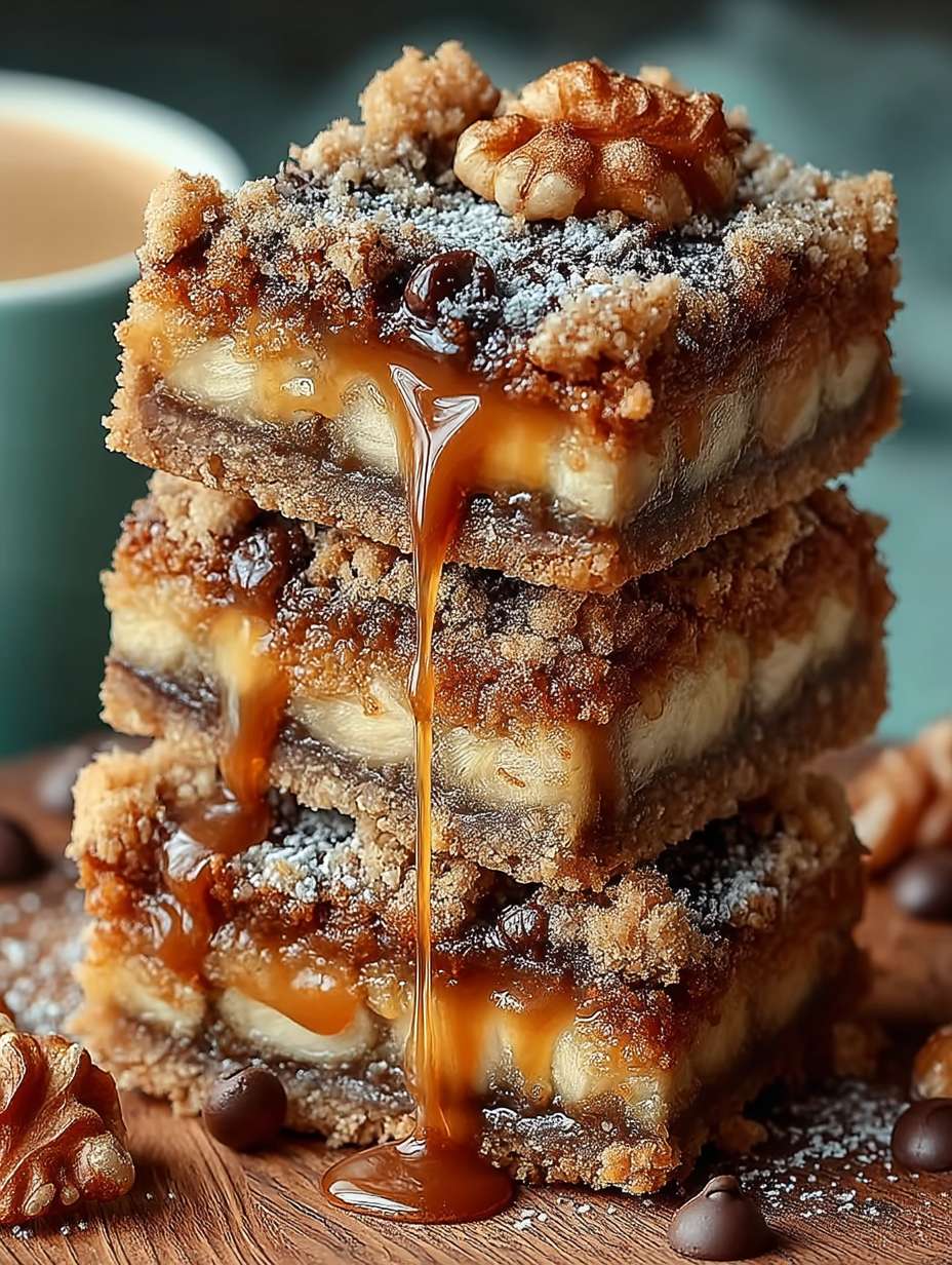 Gesunde nussige Bananen-Hafer-Riegel für jeden Tag image 2