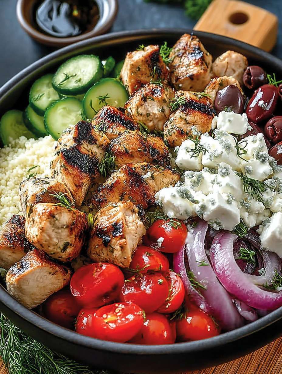 Griechische Hähnchen-Bowl mit Feta & Couscous image 2