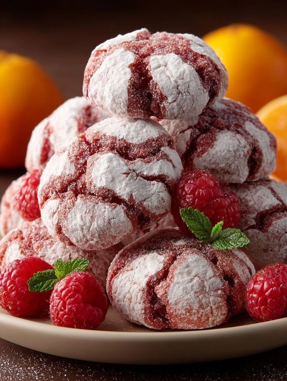 HIMBEER-CRINKLE- KEKSE image 2