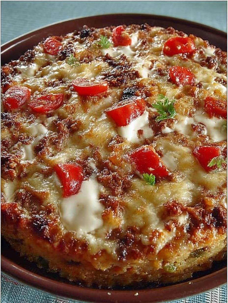 Hackfleisch – Schmand – Torte image 2