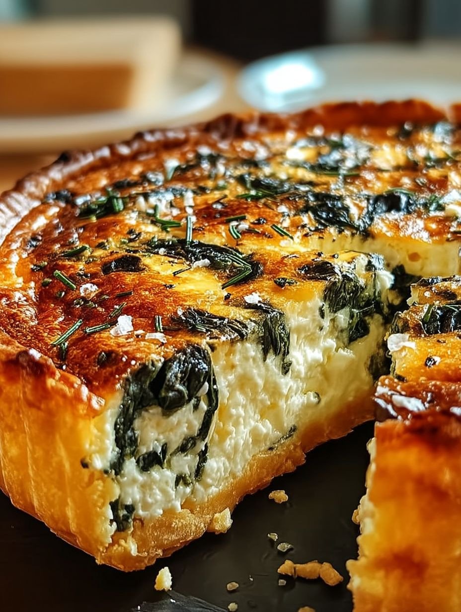 Hüttenkäse-Spinat-Quiche image 2
