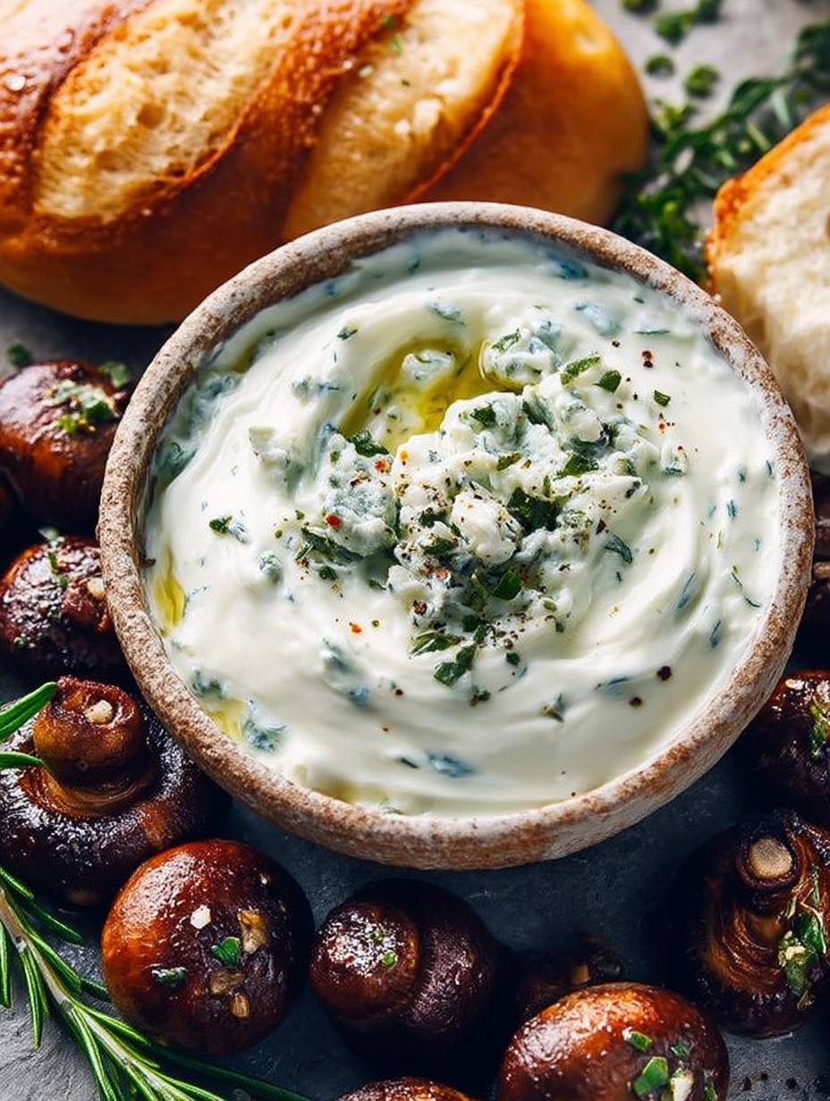 Knoblauchsoße mit frischen Kräutern image 2