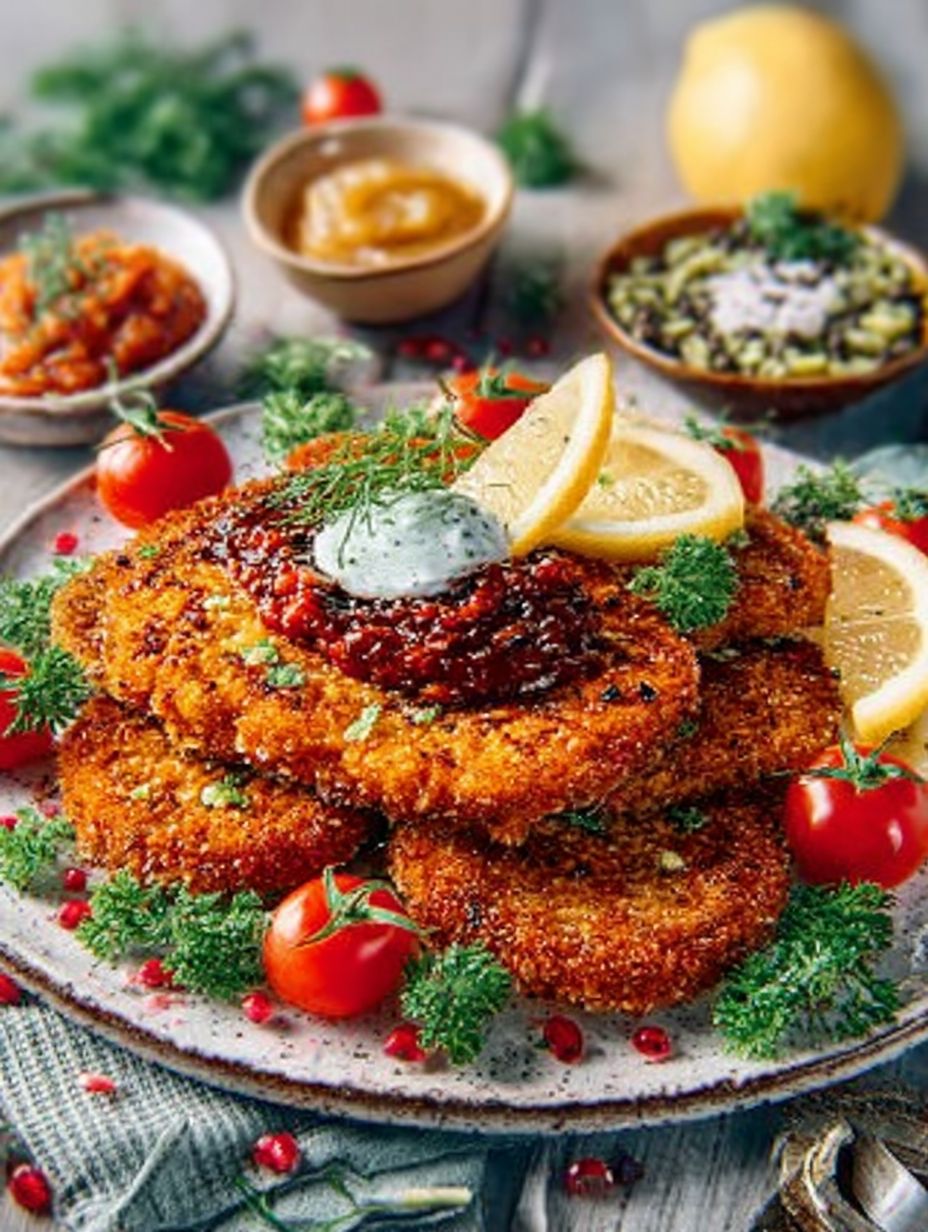 Linsenschnitzel aus roten Linsen image 2