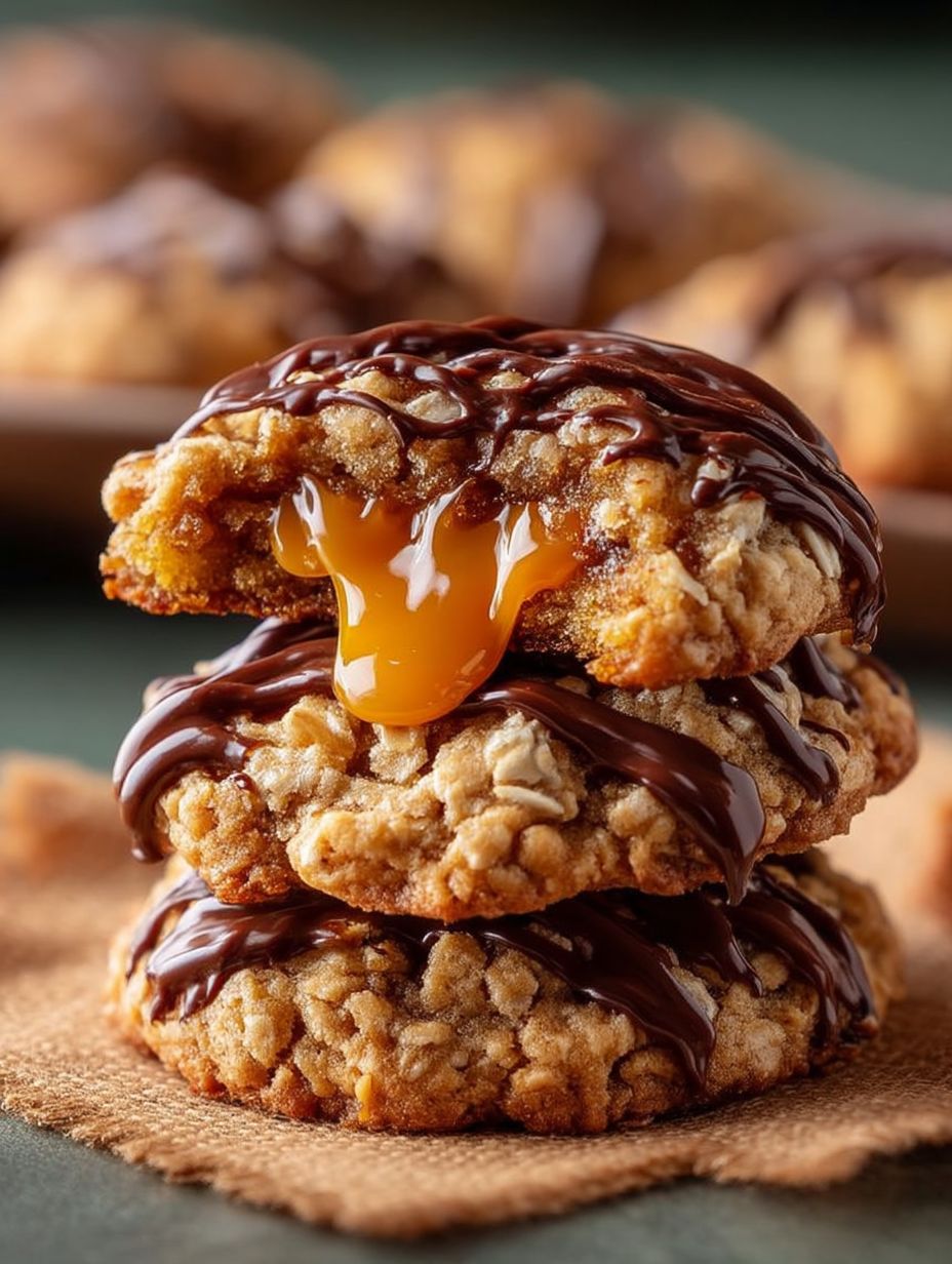 SAFTIGE KARAMELL-HAFERFLOCKEN-COOKIES image 2