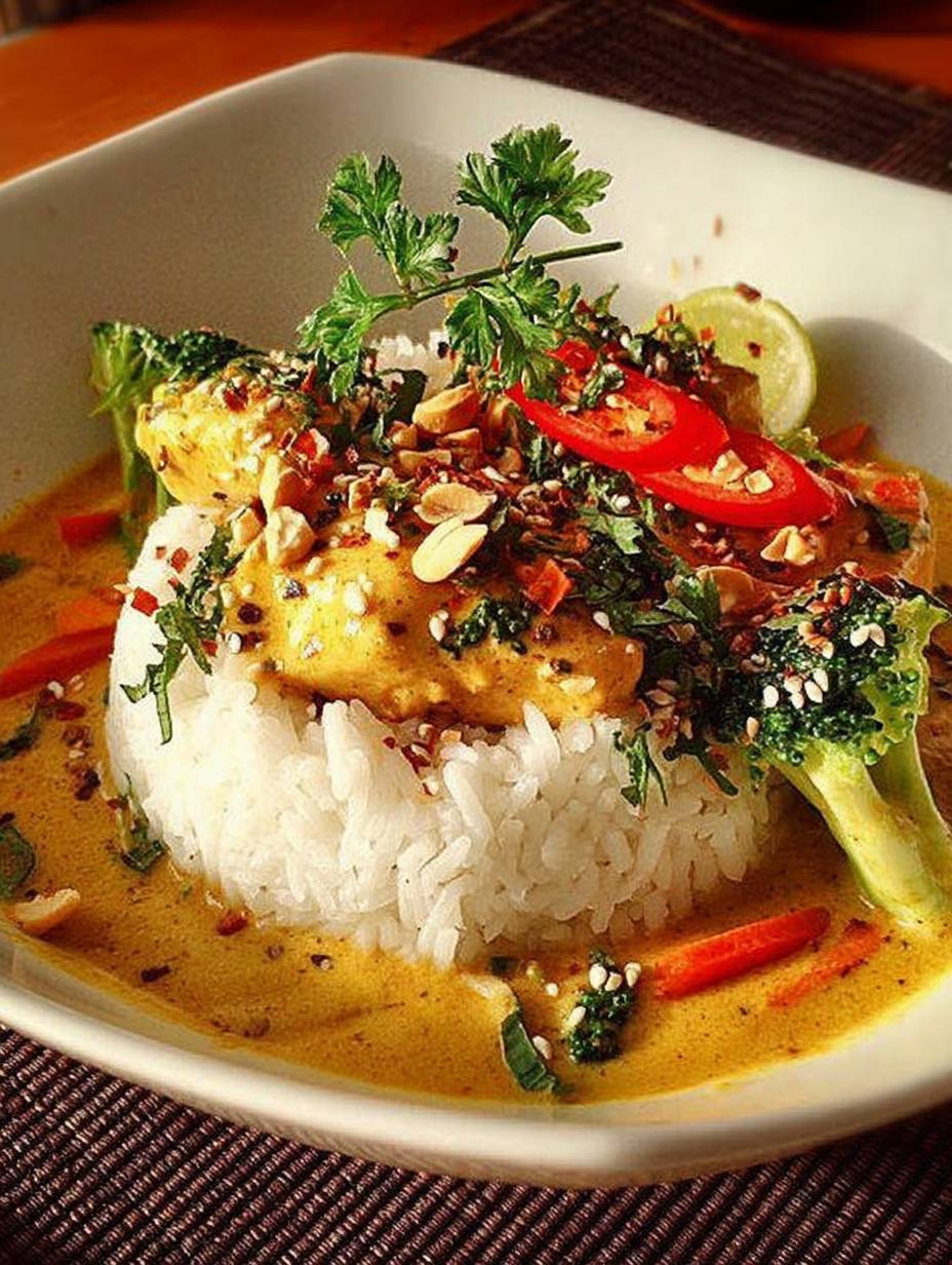 THAI CURRY ERDNUSS-KOKOS-HÜHNCHEN image 2