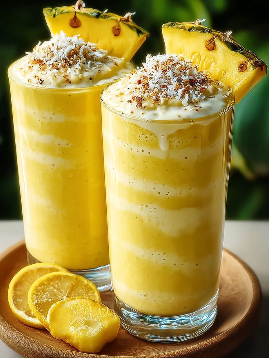 Tropischer Ananas-Kokos-Smoothie für den perfekten Genuss! image 2