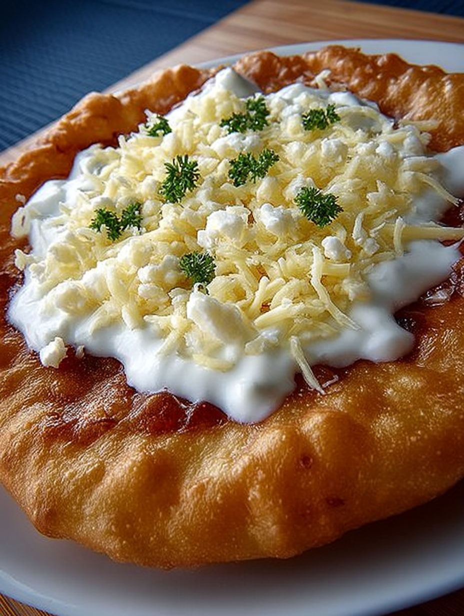 Ungarische Langos mit Knoblauch image 2