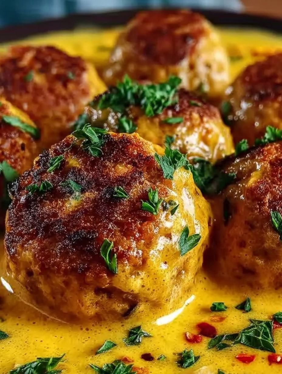 Vegane Linsenknödel in Curry-Sauce image 2