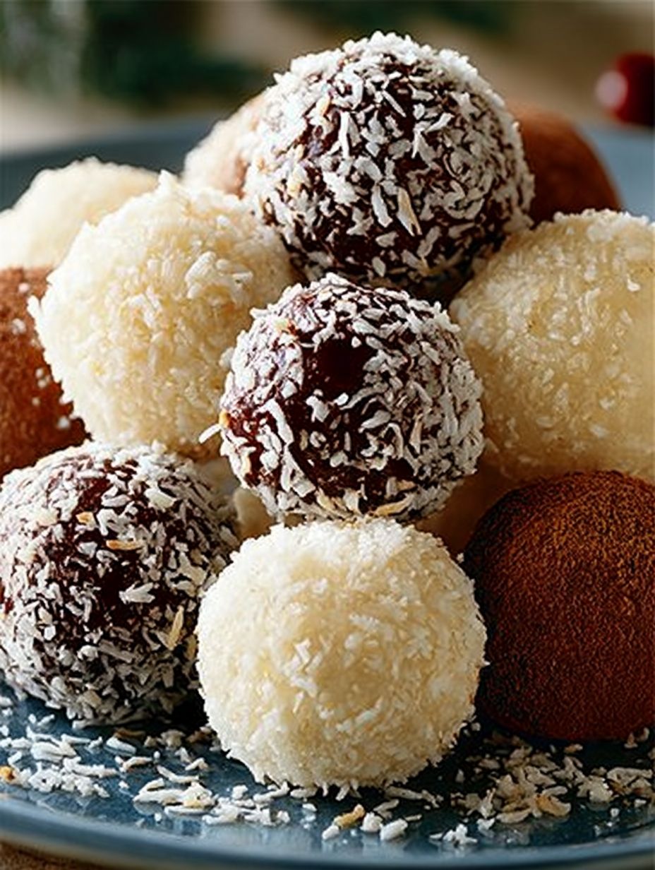 Weihnachtliche Quark-Kokos-Kugeln aus nur 3 Zutaten – ohne Backen image 2