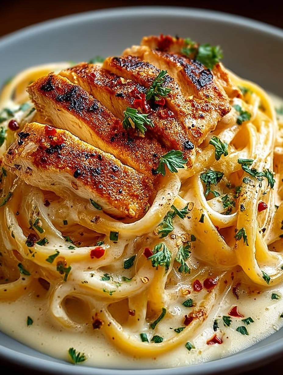 Cremige Hähnchen-Alfredo-Nudeln image 2