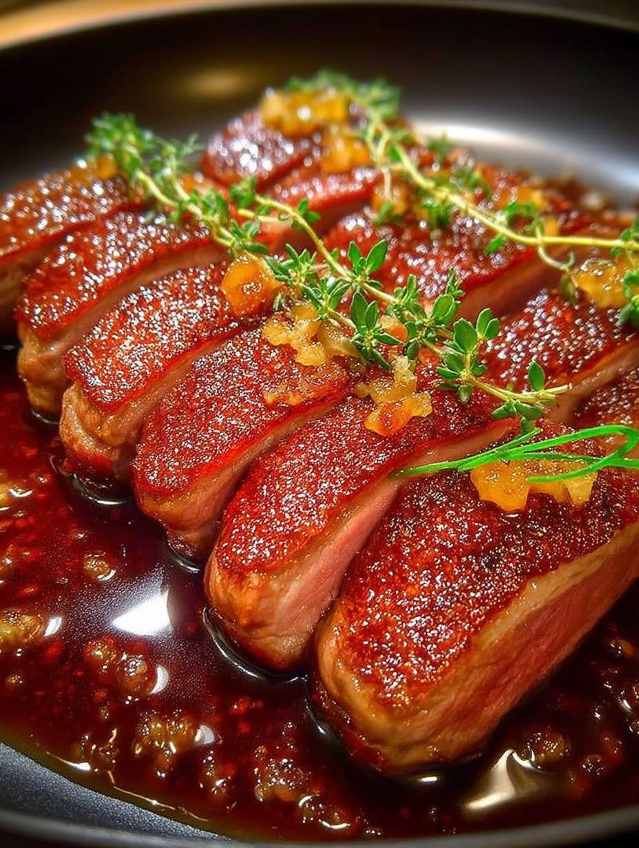 Entenbrust mit Honig-Orangen-Glasur image 2