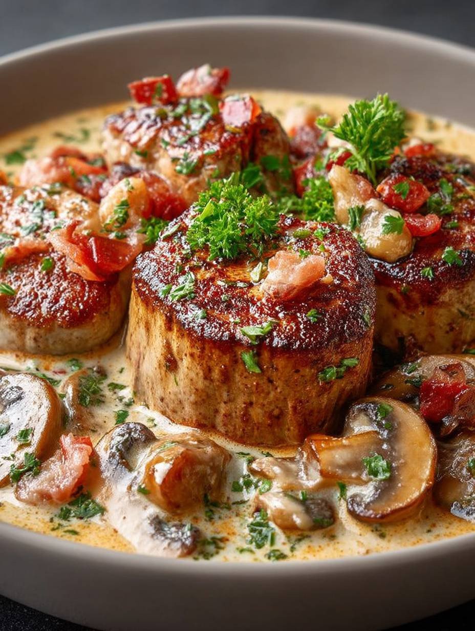 Filettopf mit Champignons Zwiebel image 2