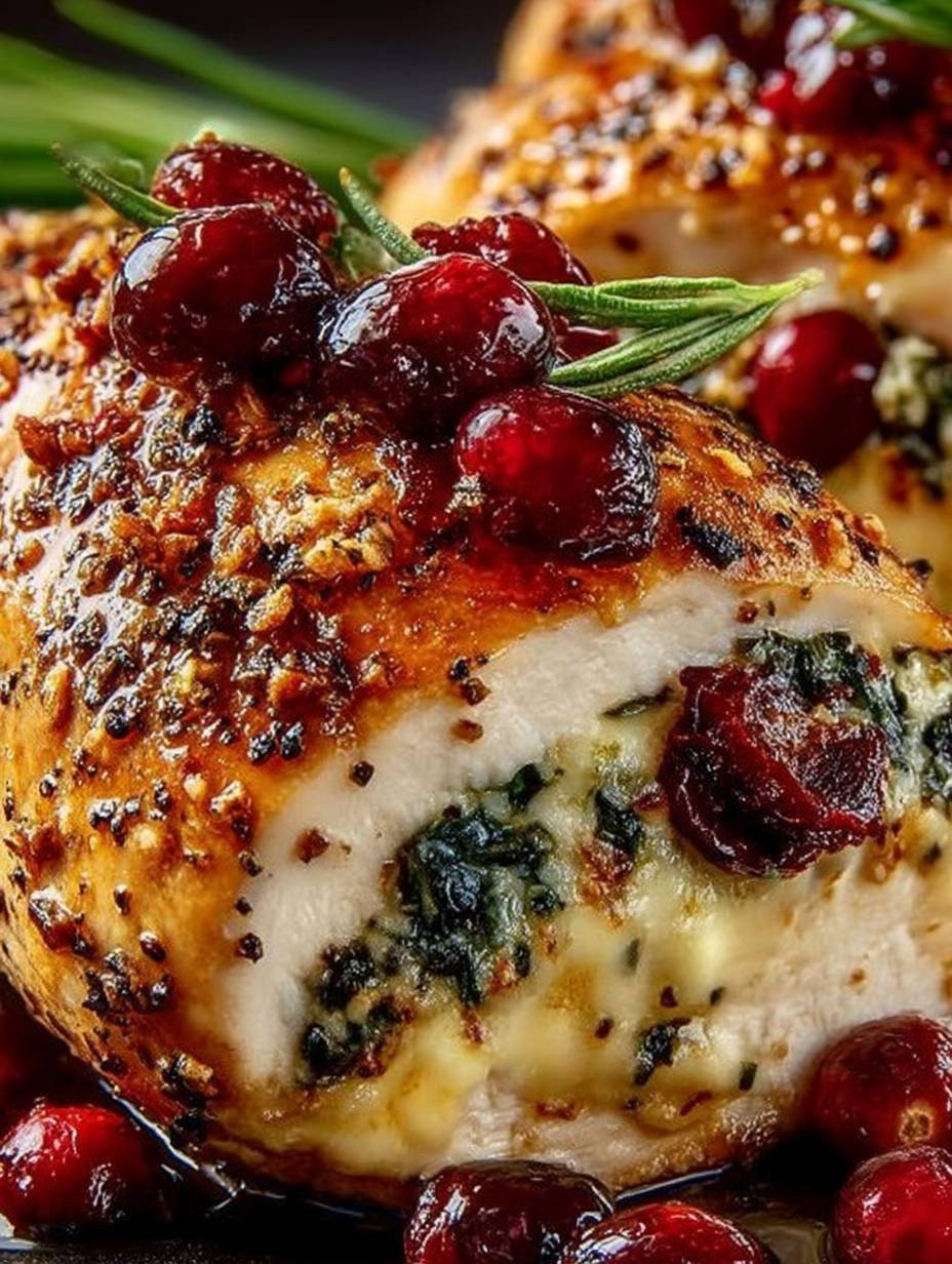 Gefüllte Hähnchenbrust mit Cranberry image 2