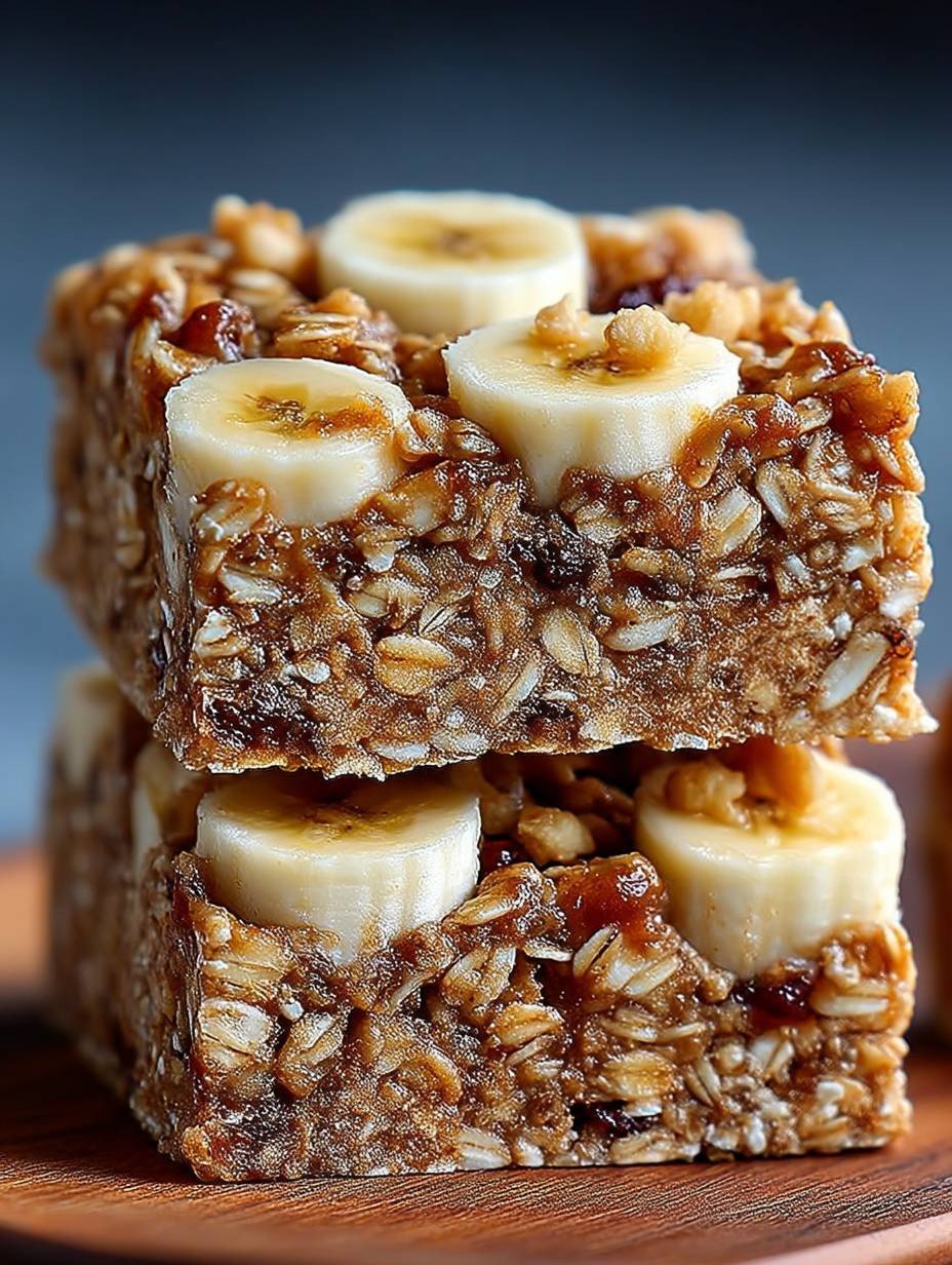 Gesunde Bananen Haferriegel image 2