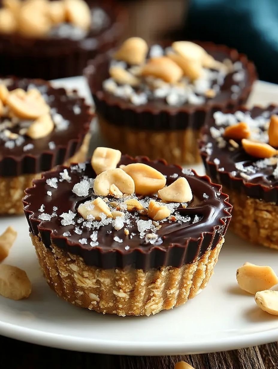 Haferflocken-Erdnussbutter-Cups image 2