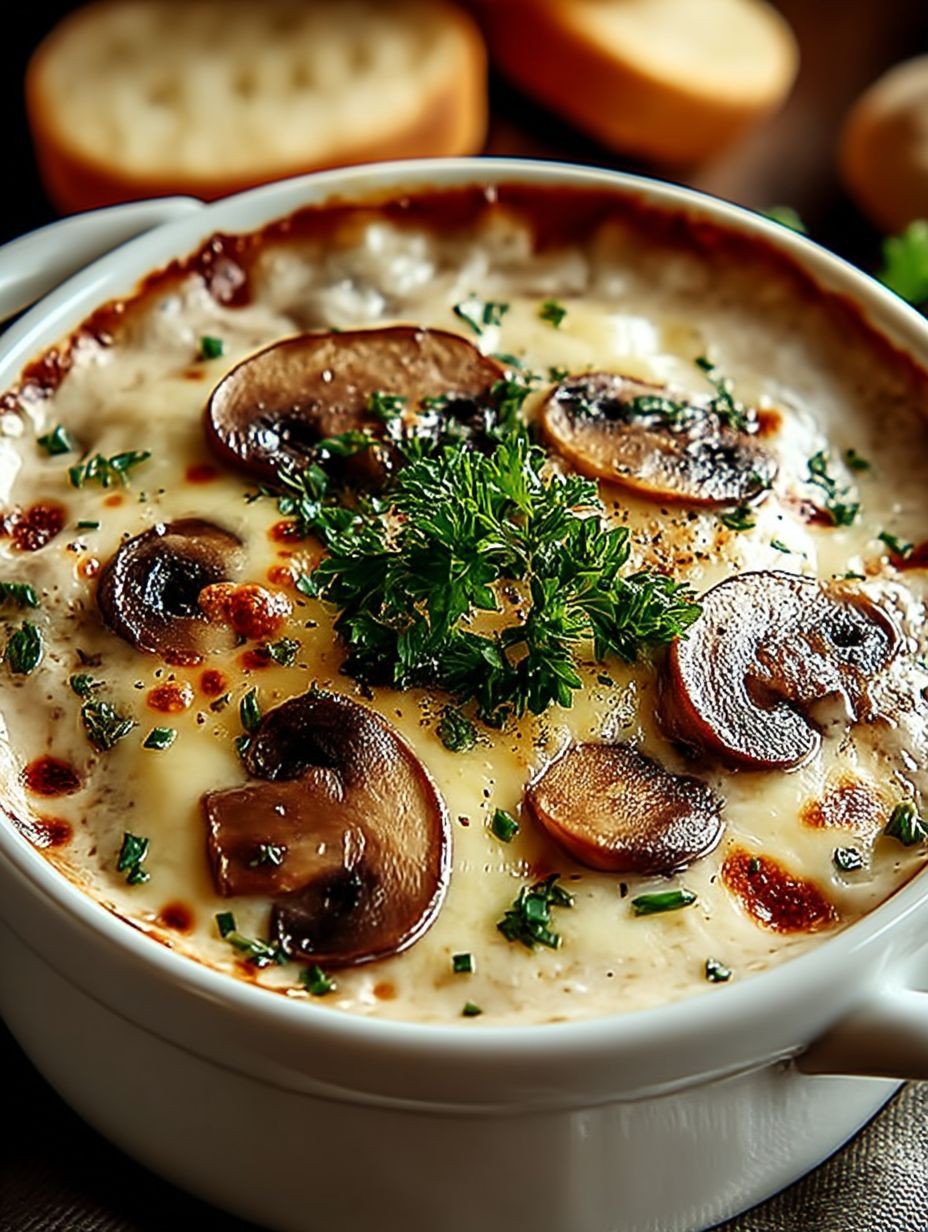 Hüttenkäse-Pilzsuppe image 2