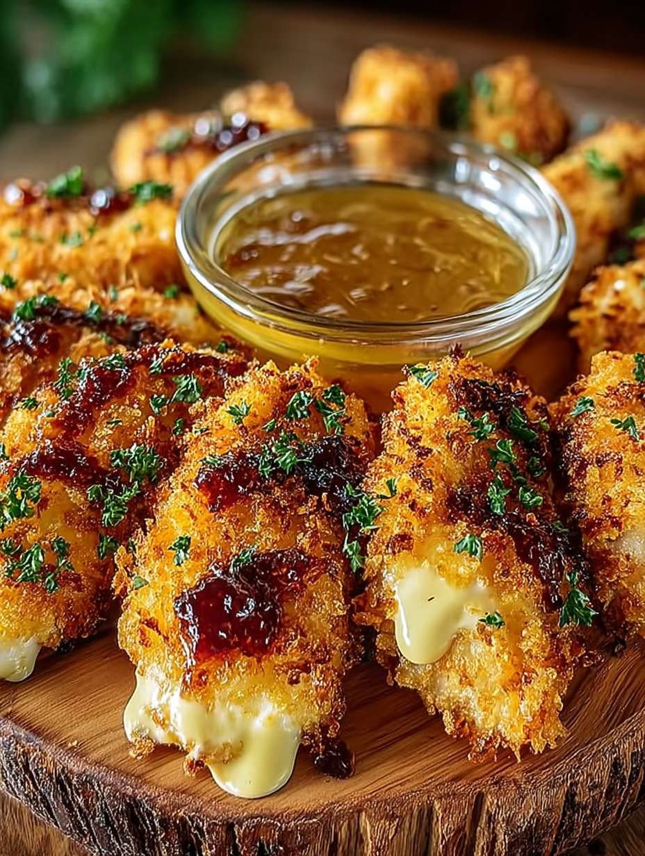 Knusprige Air Fryer Hähnchenstreifen mit Honig-Senf-Sauce image 2