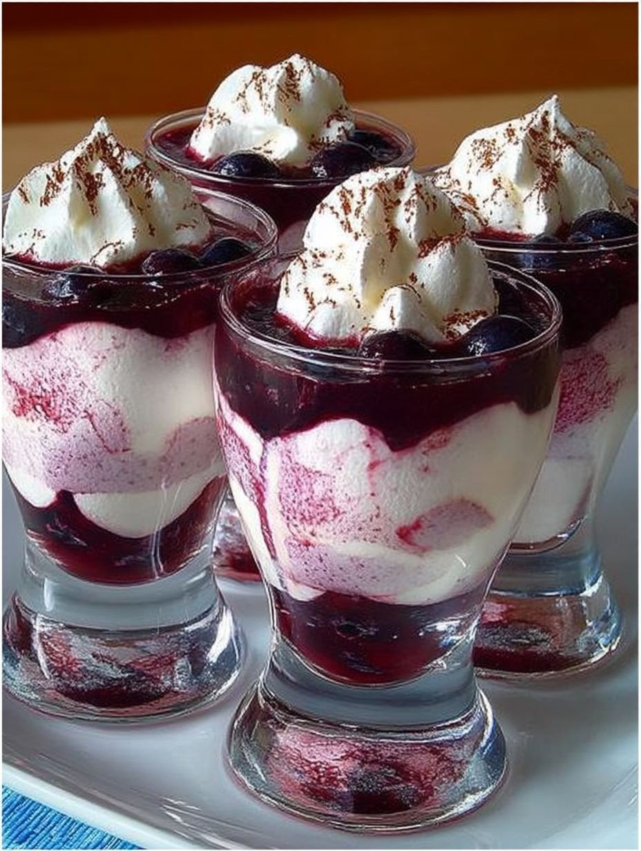 Leckere heidelbeer-Mascarpone Dessert image 2