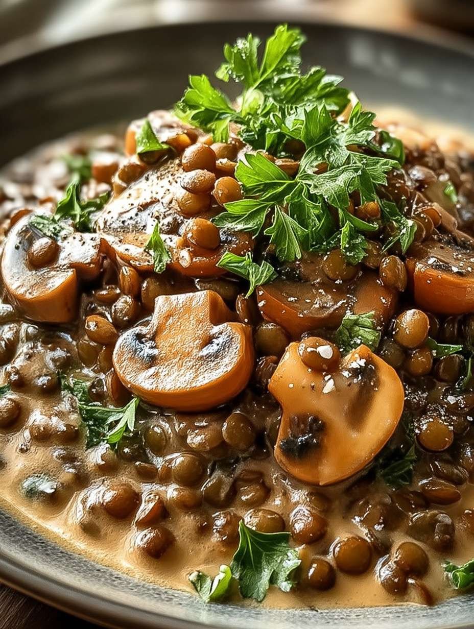 Linsen-Pilz-Stroganoff image 2