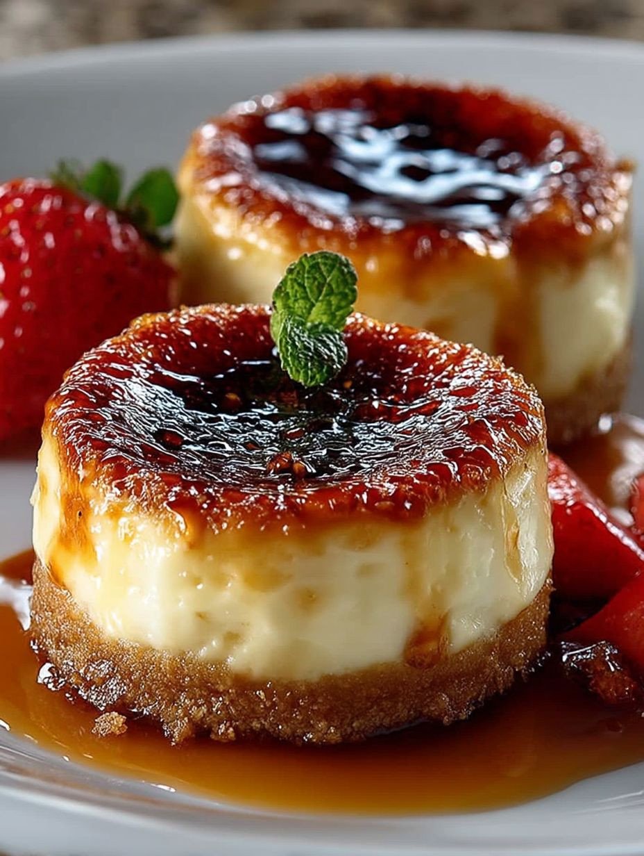 Mini Crème Brûlée Käsekuchen image 2