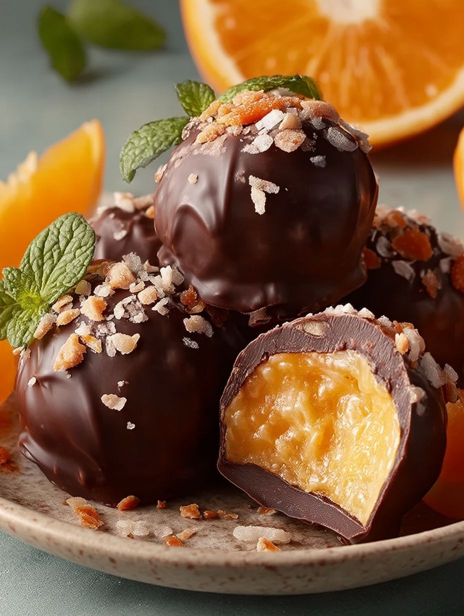 Orangen-Schokoladen-Pralinen perfekt selbstgemacht image 2