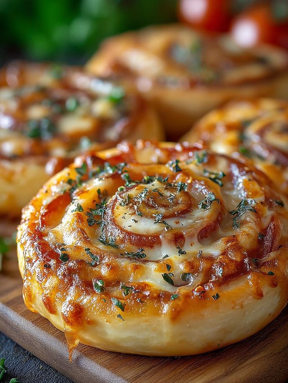 Pizzaschnecken mit Pizzateig image 2