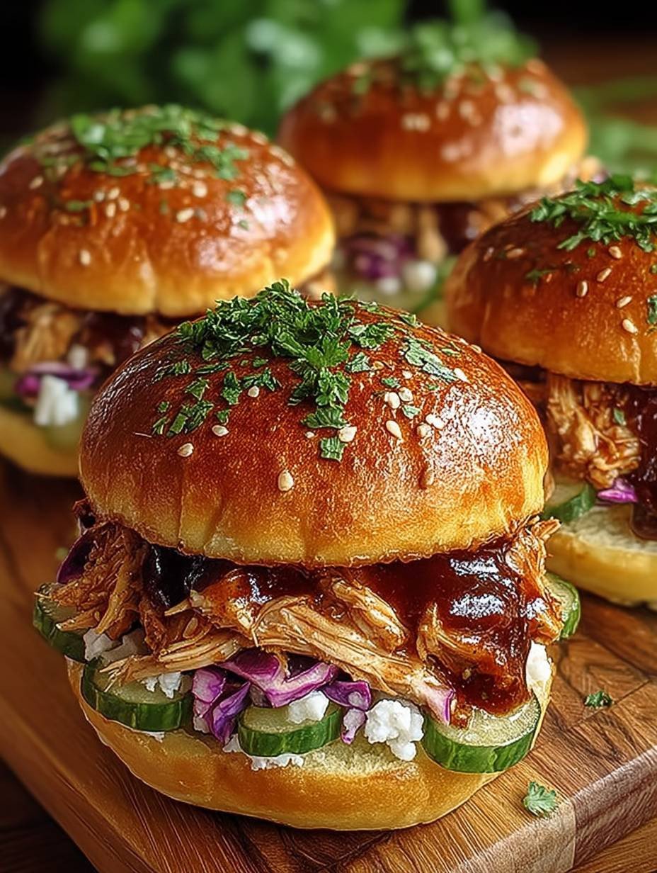 Schnelle BBQ Pulled Chicken Sliders für jeden Anlass image 2