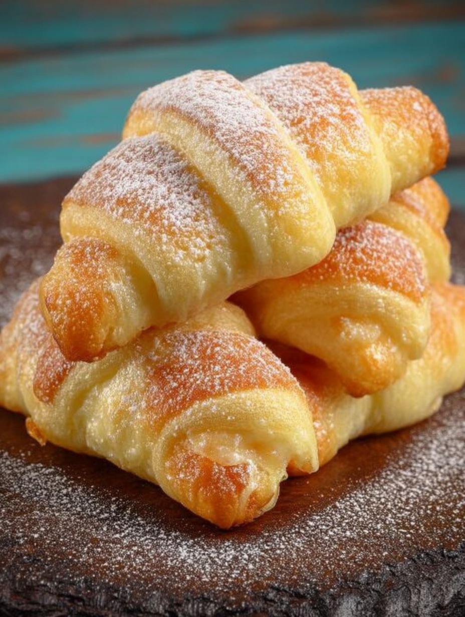 Schnelle Milch Hörnchen ohne Gehzeit image 2