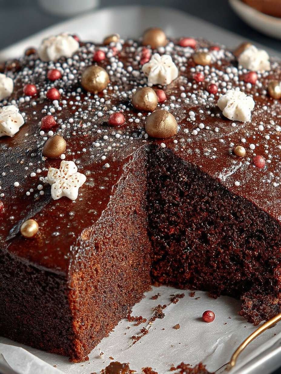 Schoko-Weihnachtskuchen vom Blech image 2