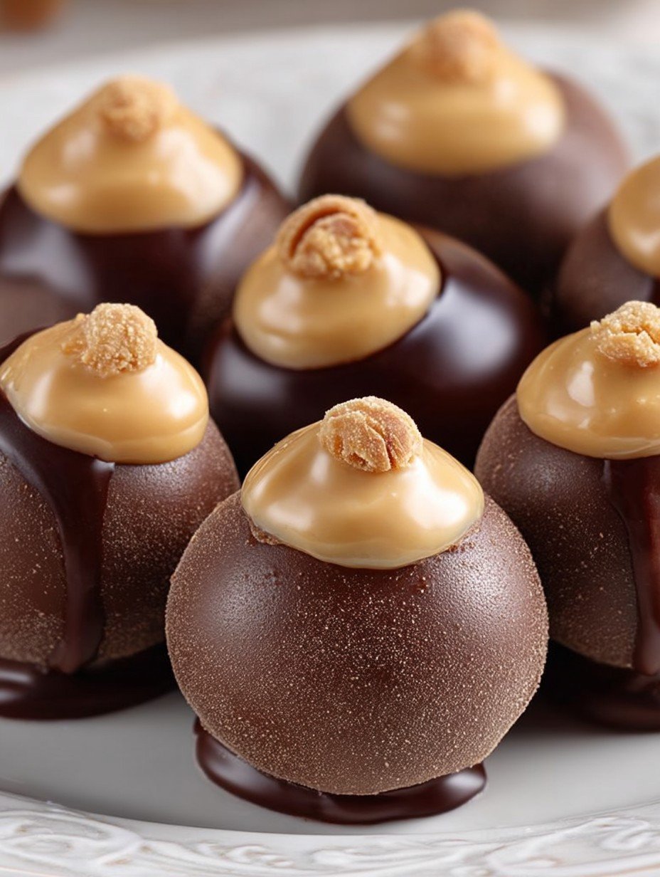 Schoko Erdnussbutter Bällchen image 2